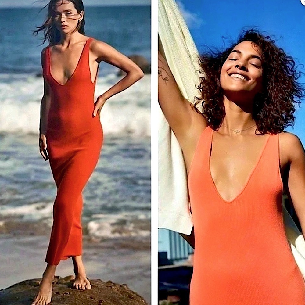 Free People Beach Danielle Sweater Midi in Spanish | XS